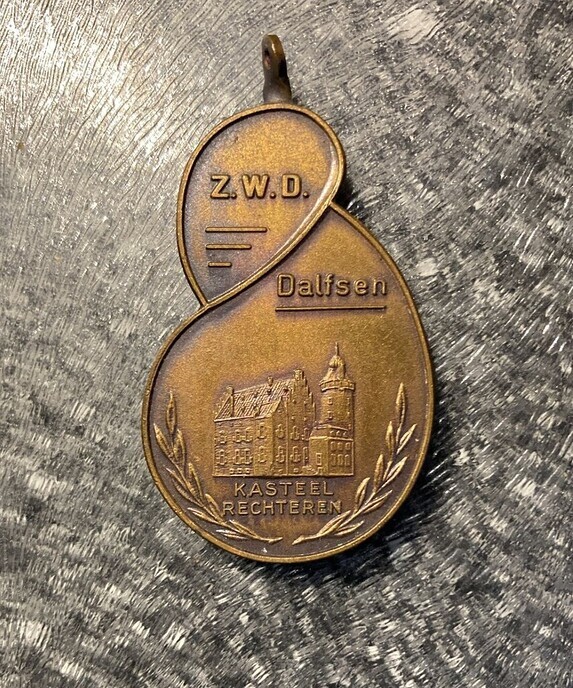 “Munt / medaille” kasteel Rechteren – Z.W.D. - Foto: Ingezonden foto