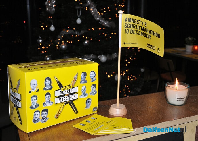 Write for Rights Amnesty International - Foto: Ingezonden foto