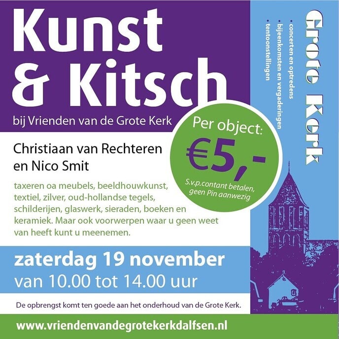  Kunst en Kitsch bij Vrienden van de Grote Kerk - Foto: Geert Bistervels