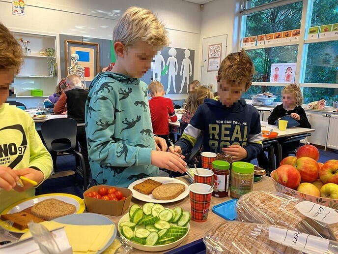  Lokaal en biologisch schoolontbijt - Foto: Ingezonden foto