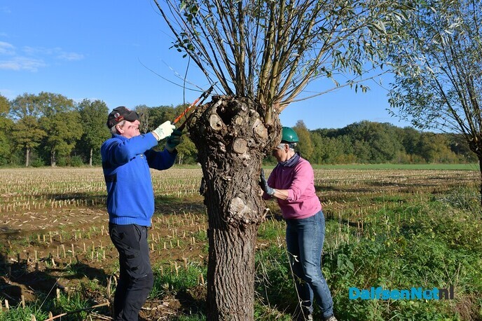 Prachtig weer tijdens de Natuurwerkdag - Foto: Johan Bokma