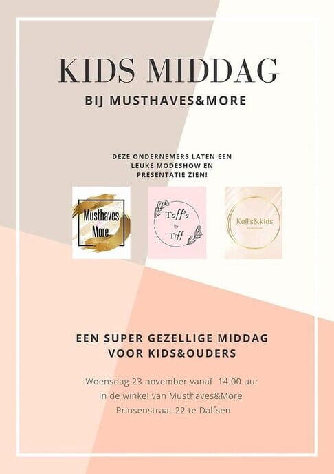 Kids-middag bij Musthaves & More