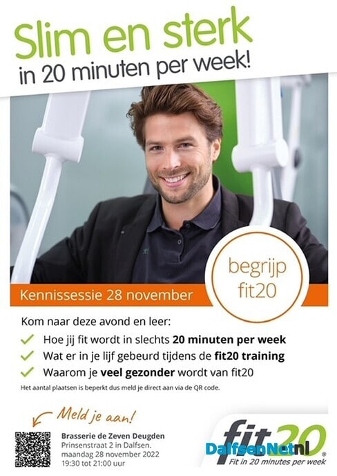 Kennissessie bij fit20 Dalfsen - Foto: Ingezonden foto