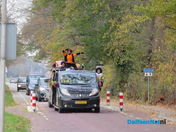 De Pieten waren de weg kwijt naar Hoonhorst - Foto: Wim
