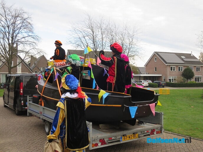 De Pieten waren de weg kwijt naar Hoonhorst - Foto: Wim