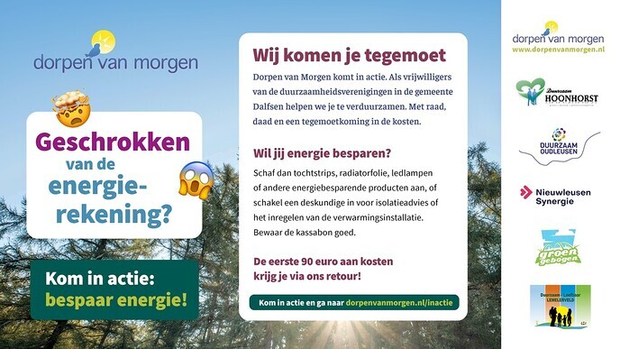 Besparen? dorpen van morgen