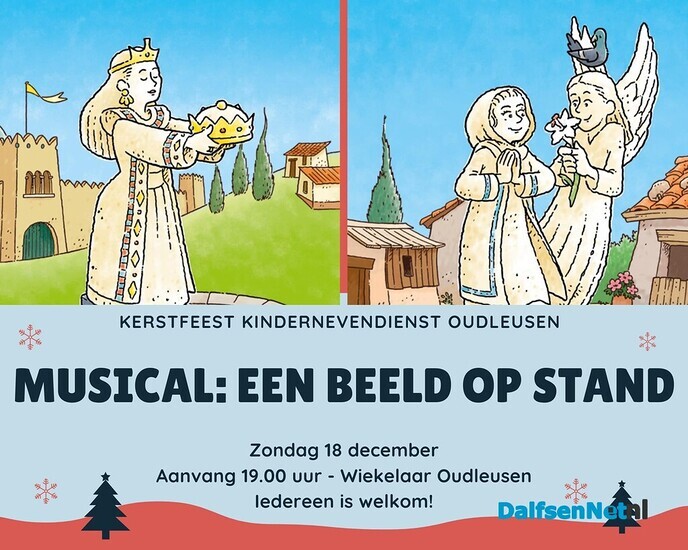 Kerstfeest Kindernevendienst Oudleusen - Foto: Ingezonden foto