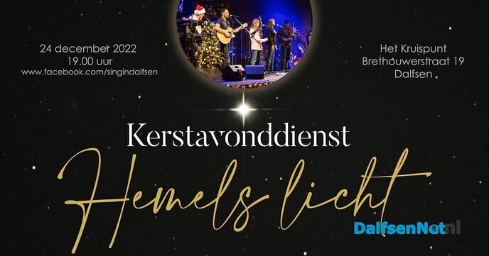Kerstavonddienst Hemels Licht - Foto: Ingezonden foto