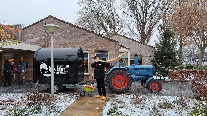 Melkveehouders trakteren - Foto: Ingezonden foto