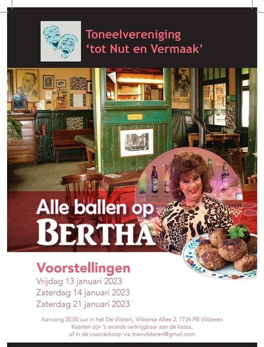 Alle ballen op Bertha - Foto: Ingezonden foto