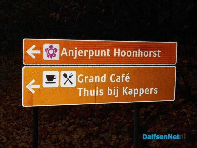 Borden wijzen de weg