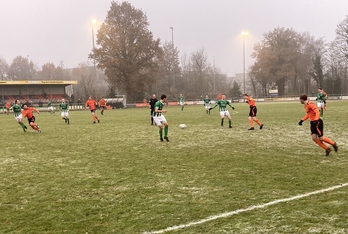 S.V. Nieuwleusen sluit eerste seizoenshelft in stijl af - Foto: Ingezonden foto