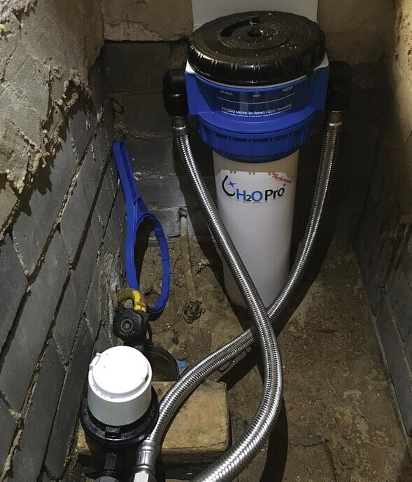 H2O Pro, dé waterontharder zonder zout, afvoer en stroom