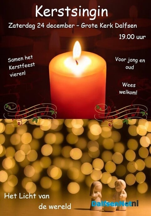 Kerst Singin op Kerstavond in Grote Kerk - Foto: Ingezonden foto