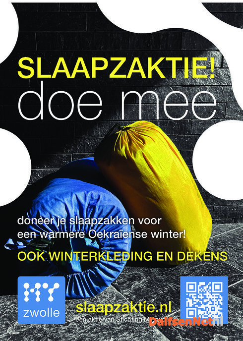 Slaapzaktie voor Oekraïne gestart - Foto: Ingezonden foto