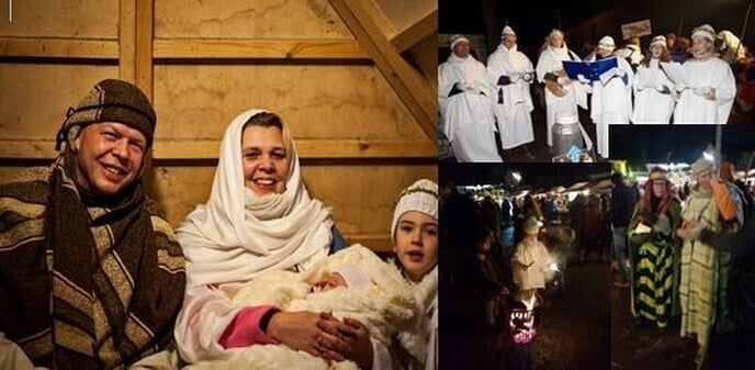 Levend Kerststal: een geboortestal - Foto: Ingezonden foto