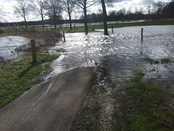Het zakkende water - Foto: Ingezonden foto