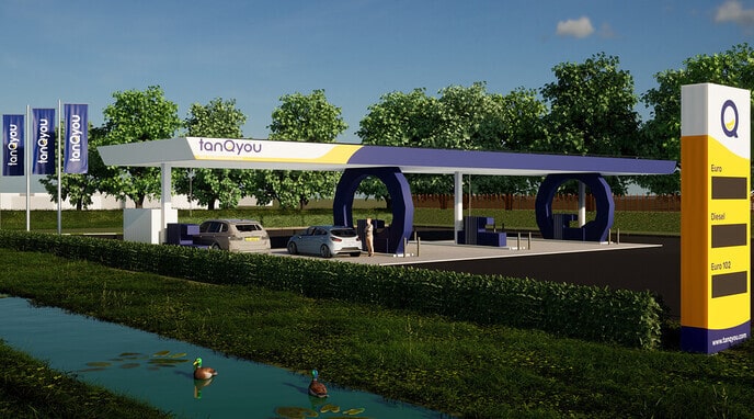 TanQyou opent nieuw tankstation in Dalfsen - Foto: Eigen geleverde foto