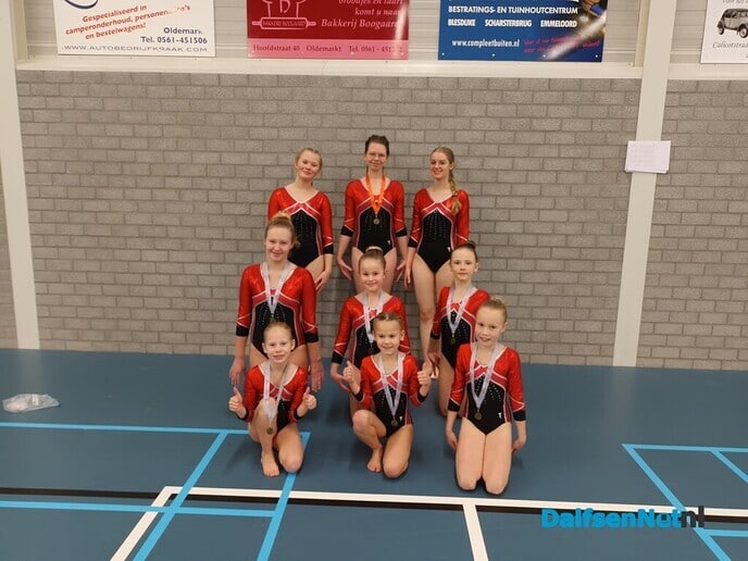 Turnsters GVN staan op het podium - Foto: Ingezonden foto
