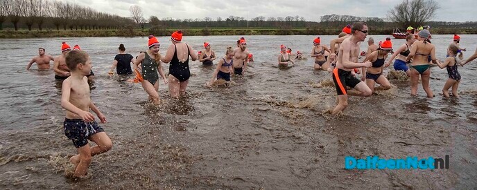 Opbrengst Nieuwjaarsduik Dalfsen: gigantisch - Foto: Ingezonden foto