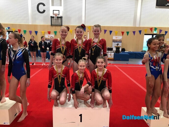 Turnsters gvn pakken goud - Foto: Ingezonden foto
