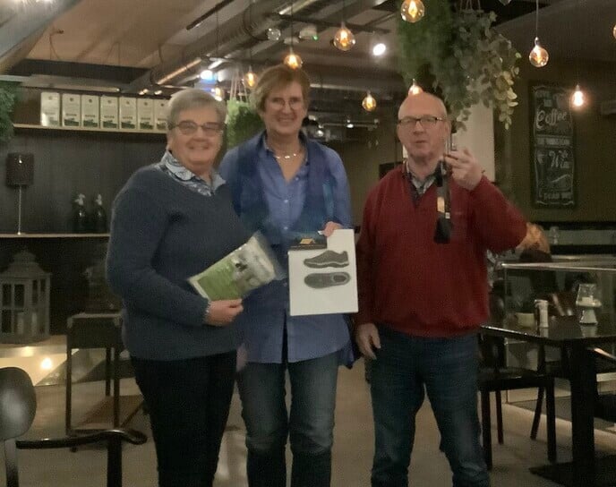 Winnaars bij de wandelvereniging Greenshoes - Foto: Ingezonden foto