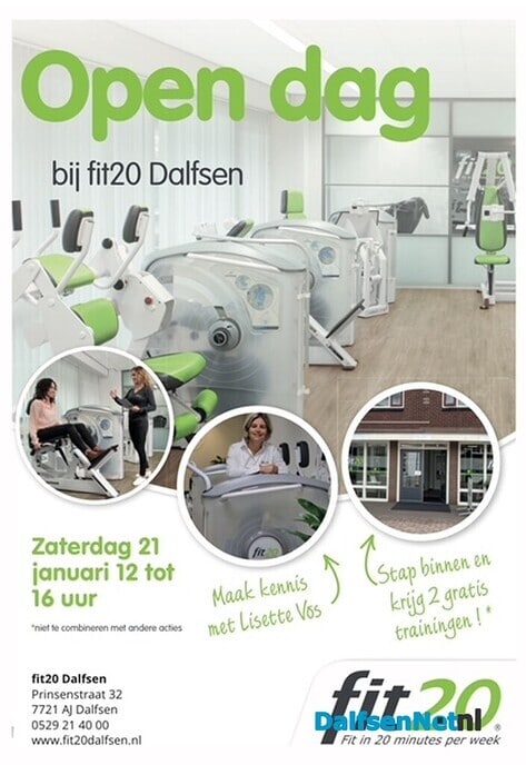 Open dag fit20 Dalfsen 21 januari - Foto: Ingezonden foto