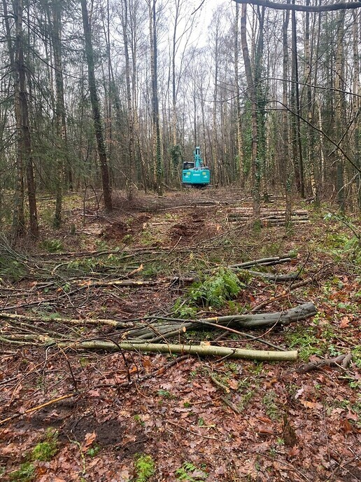 Boswerkzaamheden begonnen op Landgoed Den Berg - Foto: Ingezonden foto