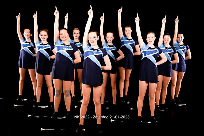 2 Majoretteteams Nederlands Kampioen - Foto: Ingezonden foto