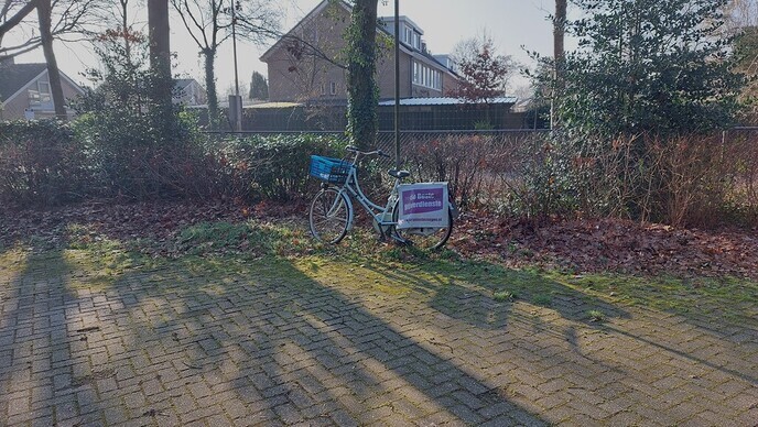 Wie heeft deze fiets verloren? - Foto: Ingezonden foto