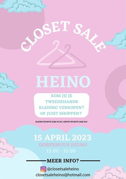  Closet sale Heino - Foto: Ingezonden foto