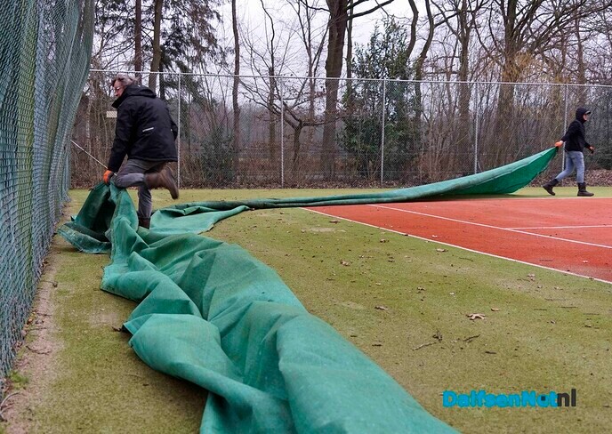 Werkzaamheden voor padelbanen DLTC Gerner gestart - Foto: Paul Scholten