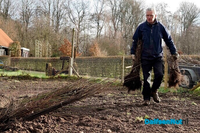Heggen geplant bij Natuurboerderij Lindehoeve - Foto: Paul Scholten