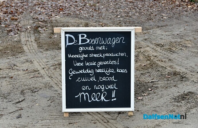 De Boernwagen staat elke zaterdag in Dalfsen - Foto: Johan Bokma