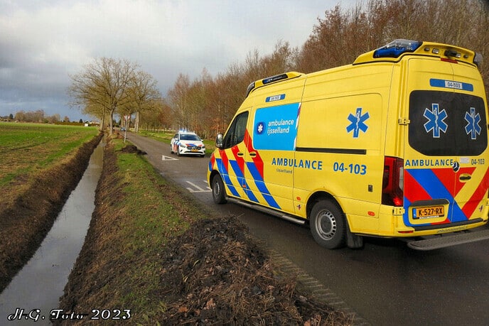 Aanrijding letsel auto/ fietser