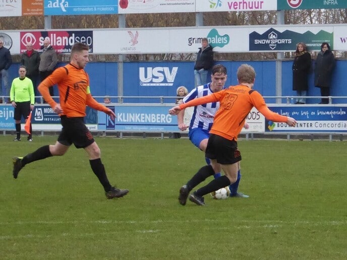 USV heeft ook tegen IJhorst aan één treffer genoeg - Foto: Ingezonden foto