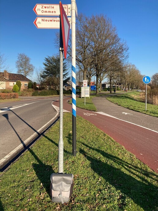 Fietstas gevonden nabij de Rondweg - Foto: Ingezonden foto