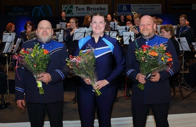 Muziekvereniging Polyhymnia doet eens lekker gek - Foto: Ingezonden foto