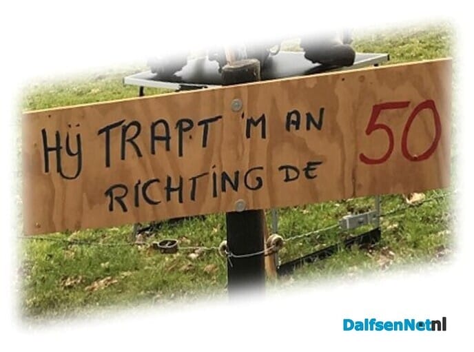 Wie zol ‘em antrappen richting de 50? - Foto: Willie uut Hessum