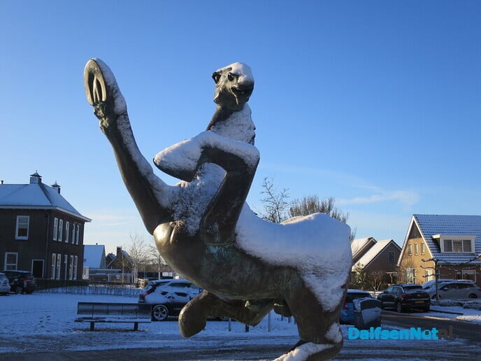 Nastoot van winter levert mooie plaatjes op - Foto: Wim