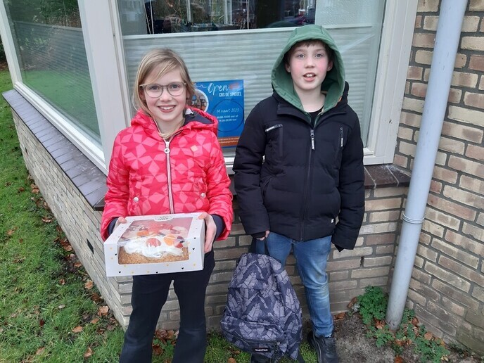 De taarten actie De Spiegel een groot succes - Foto: Ingezonden foto