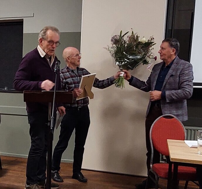 Afscheid Theo Ogink als voorzitter bij de Stuwzangers - Foto: Eigen geleverde foto