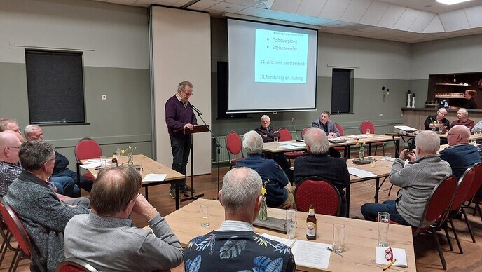 Afscheid Theo Ogink als voorzitter bij de Stuwzangers - Foto: Eigen geleverde foto