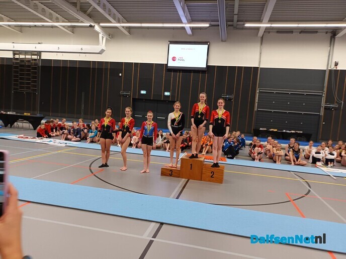 Prijzenregen voor turnsters gym ver. Nieuwleusen - Foto: Ingezonden foto