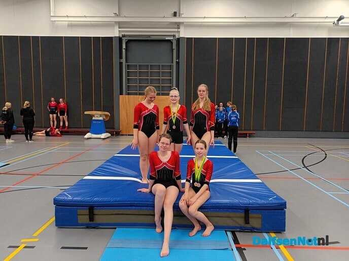 Prijzenregen voor turnsters gym ver. Nieuwleusen - Foto: Ingezonden foto