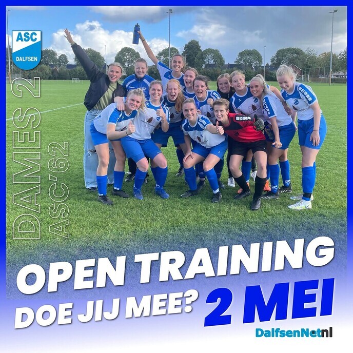 Open training ASC dames 2 - Foto: Ingezonden foto