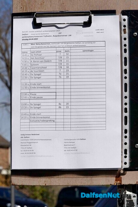 Praktijk verkeersexamen basisscholen - Foto: Paul Scholten