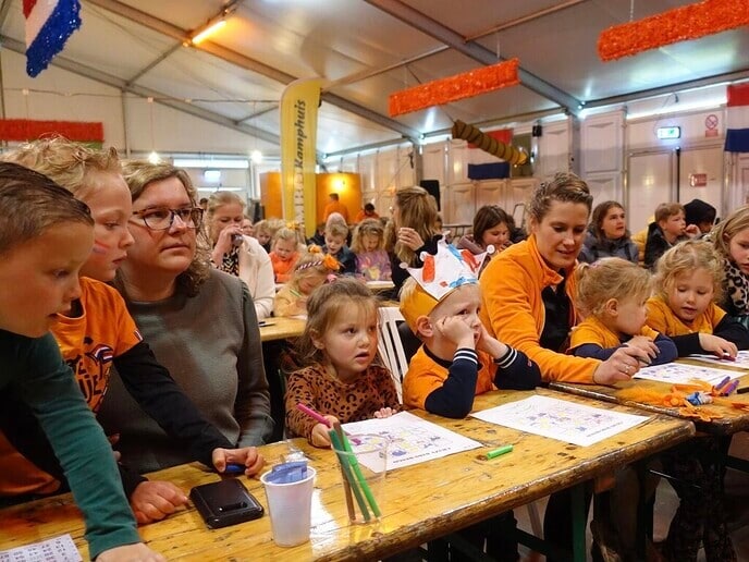 Oranje Kinder Bingo in Hoonhorst - Foto: Eigen geleverde foto