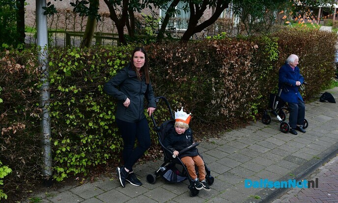 Dalfser Optocht gezien vanaf de trekker - Foto: Johan Bokma