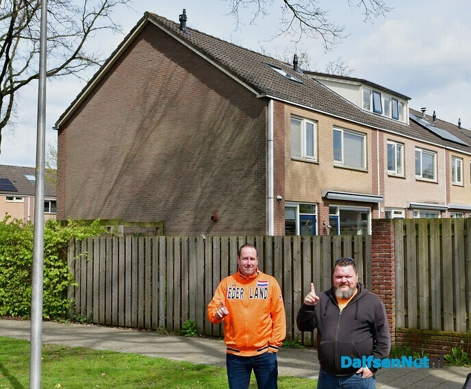 Dalfser Optocht gezien vanaf de trekker - Foto: Johan Bokma